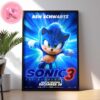 Sonic 3 The Hedgehog Shadow Character Poster Played By Keanu Reeves Home Decor Poster Canvas