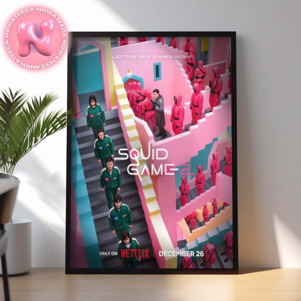 Squid Game Season 2 New Poster Home Decor Poster Canvas