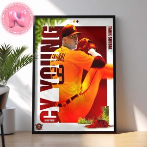 Tarik Skubal Detroit Tigers Wins His First Career Cy Young Award MLB Home Decor Poster Canvas