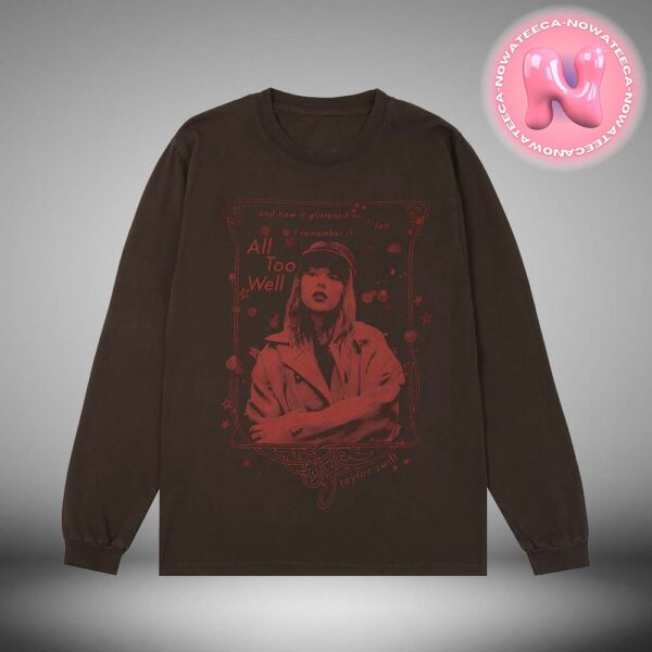 Taylor Swift Red Glistened As It Fell Unisex T-Shirt Long Sleeve