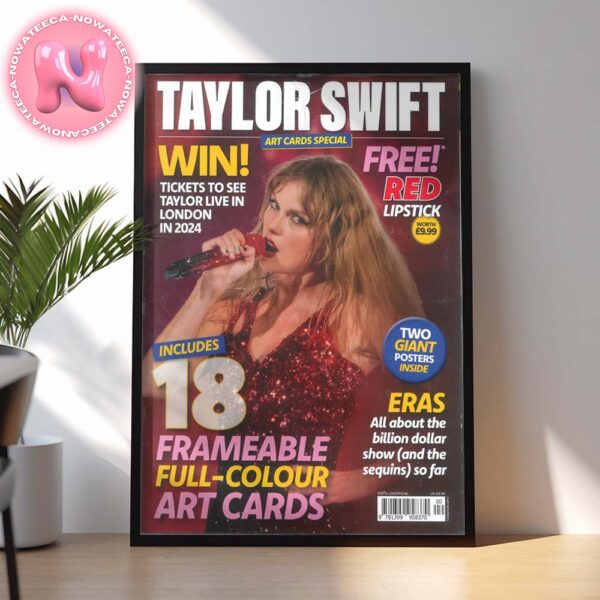 Taylor Swift The Eras Tour Annual Review Magazine Home Decor Poster Canvas