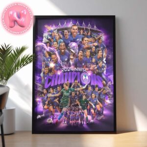 The Orlando Pride Is The 2024 NWSL Champions Home Decor Poster Canvas