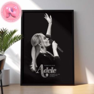 Weekends With Adele 49 Poster For Caesars Palace Las Vegas On November 15-16 2024 Home Decor Poster Canvas