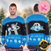 Santa Claus Pooping Chimney Ugly Christmas Sweater Gift For Holiday