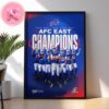 Buffalo Bills 2024 AFC East Champions NFl Playoffs Home Decor Poster Canvas