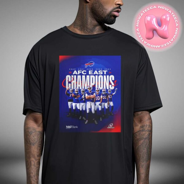 2024 AFC East Champions Buffalo Bills NFL Playoff Unisex T-Shirt