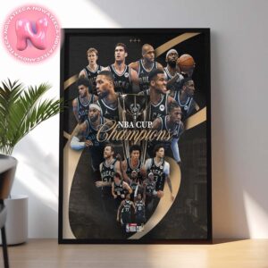 2024 Emirates NBA Cup Final Milwaukee Bucks Has Been The Champions Home Decor Poster Canvas