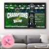 Toledo Rockets 2024 Game Above Sports Bowl Champions NCAA Division Home Decor Poster Canvas