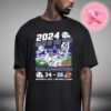 Michigan Wolverines Vs Ohio State Buckeyes 2024 Football Four Straight Wins Score NFL Unisex T-Shirt