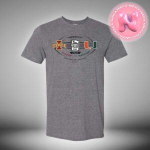 2024 Pop Tarts Bowl Iowa State Cyclones Vs Miami Hurricanes On December 28th At Orlando 2024 NCAA Division Unisex T-Shirt