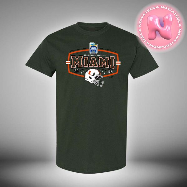 2024 Pop Tarts Bowl Miami Hurricanes Football 2024 NCAA Division Unisex T-Shirt