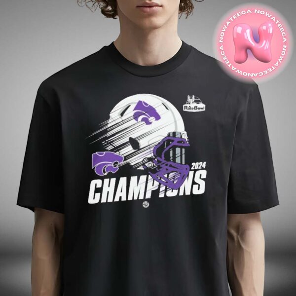 2024 Rate Bowl Game Kansas State Wildcats Champion Helmet 2024 Unisex T-Shirt