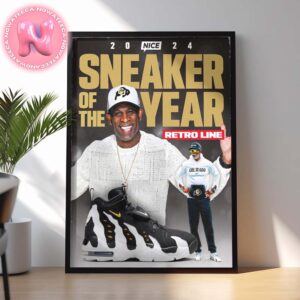 2024 Sneaker Of The Year Retro Line Is Deion Sanders And Nike For The Nike Air DT Max 96 Home Decor Poster Canvas