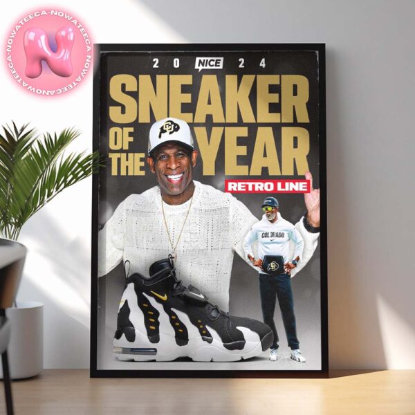 2024 Sneaker Of The Year Retro Line Is Deion Sanders And Nike For The Nike Air DT Max 96 Home Decor Poster Canvas