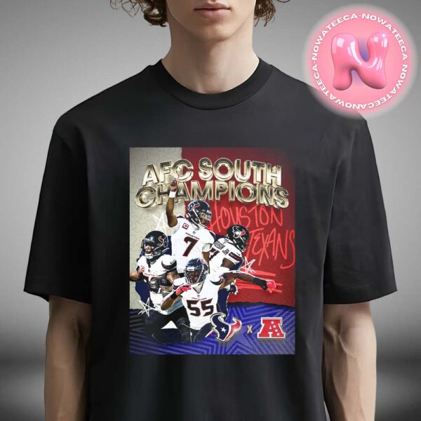 AFC South Champions Houston Texans 2024 NFL Unisex T-Shirt