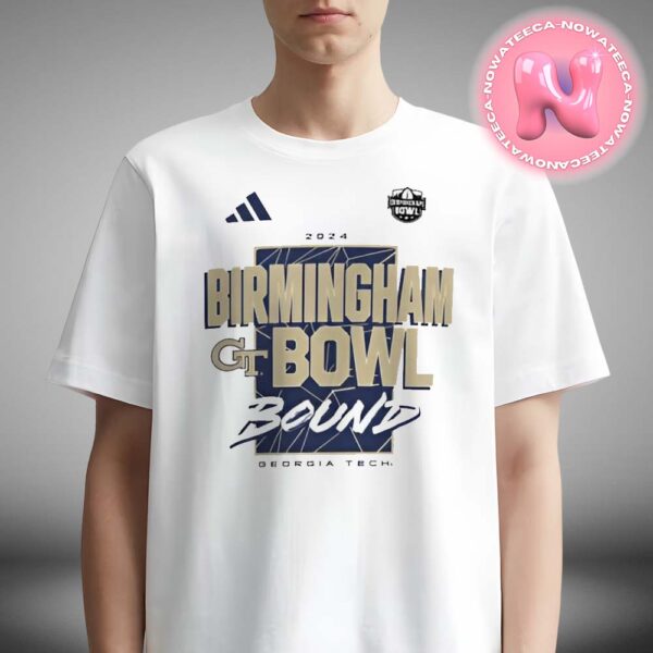 Adidas x Georgia Tech Yellow Jackets 2024 Birmingham Bowl NCAA Division Unisex T-Shirt