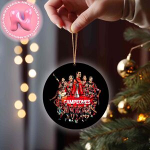 Alajuelense Supera Al Real Estelí Y Conquista La Copa Centroamericana 2024 Campeones Christmas Tree Decorations Ornament