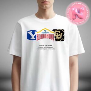 Alamo Bowl BYU Cougars Vs Colorado Buffaloes Matchup At Alamodome In San Antonio TX On December 28th 2024 NCAA Unisex T-Shirt