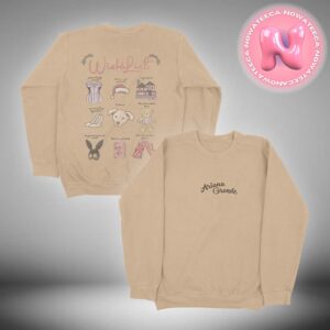 Ariana Grande 2024 Holiday Merch Collection Ari’s Wishlist Creweck Unisex Long Sleeve