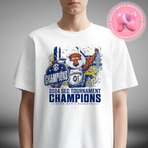 Auburn Tigers 2024 SEC Tournament Champions Unisex T-Shirt