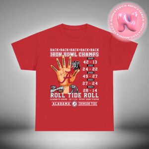 Back To Back Iron Bowl Champs Roll Tide Roll 2024 Unisex T-Shirt