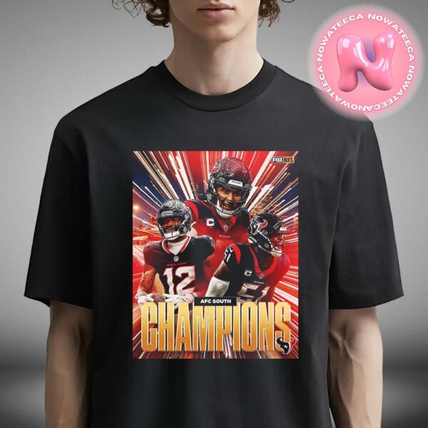 Back To Back The Houston Texans Have Once Ggain Won The AFC South NFL Season Unisex T-Shirt