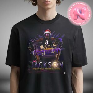 Baltimore Ravens Vs Houston Texans Matchup Lamar Jackson Arcane Character Zed NFL Christmas Game On December 25th 2024 Unisex T-Shirt