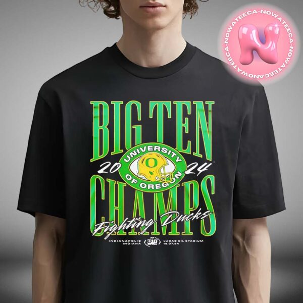 Big Ten Football Champions 2024 Fighting Ducks Oregon Ducks 2024 NCAA Division Unisex T-Shirt