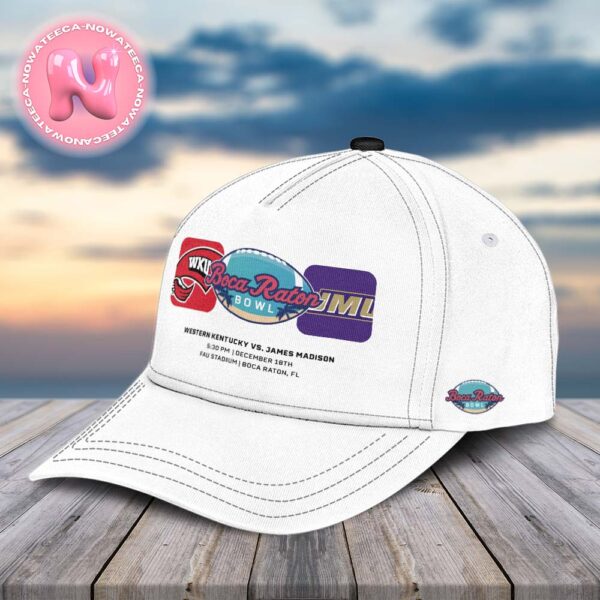 Boca Raton Bowl Western Kentucky Hilltoppers Vs James Madison Dukes Matchup At Fau Stadium In Boca Raton FL On December 18th 2024 NCAA Classic Cap Hat Snapback