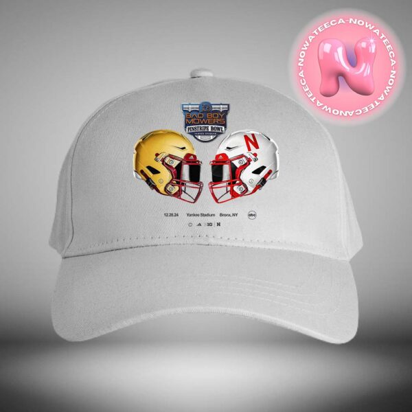 Boston College Eagles Vs Nebraska Cornhuskers Matchup 2024 Bad Boy Mowers Pinstripe Bowl At yankee Stadium In Brinx NY On 28th December NCAA Division Classic Cap Hat Snapback