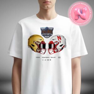 Boston College Eagles Vs Nebraska Cornhuskers Matchup 2024 Bad Boy Mowers Pinstripe Bowl At yankee Stadium In Brinx NY On 28th December NCAA Division Unisex T-Shirt