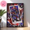 Buffalo Bills Authentic 2024 AFC East Division Champions Home Decor Poster Canvas