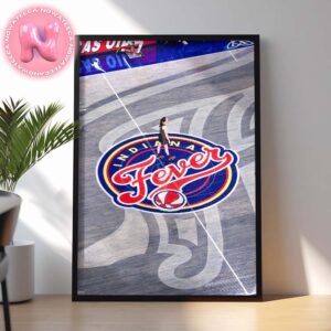 Caitlin Clark Indiana Fever WNBA 2024 Basketball Court Home Decor Poster Canvas