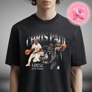 Chris Paul San Antonio Spurs 2nd NBA All-Time Assists Leader 2024 NBA Season Unisex T-Shirt