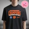 Clemson Tigers 2024 ACC Football Conference Champions Helmet NCAA Division Unisex T-Shirt