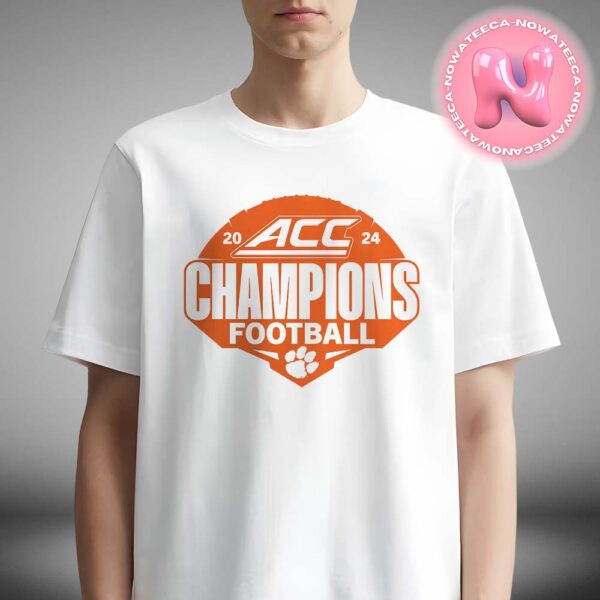 Clemson Tigers 2024 ACC Football Conference Champions NCAA Division NFL Playoffs Unisex T-Shirt