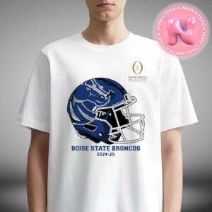 College Football Playoff 2025 Boise State Broncos Helmet Unisex T-Shirt