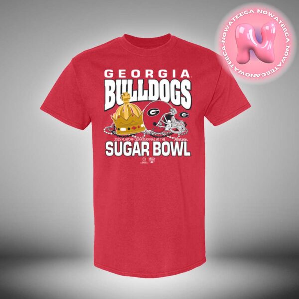 College Football Playoff 2025 Georgia Bulldogs Allstate Sugar Bowl Bound NCAA Division Unisex T-Shirt