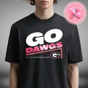 College Football Playoff 2025 Georgia Bulldogs Slogan NCAA Division Unisex T-Shirt