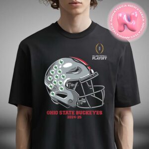 College Football Playoff 2025 Ohio State Buckeyes Helmet NCAA Division Unisex T-Shirt