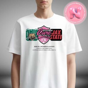 Cure Bowl Ohio Bobcats Vs Jacksonville State Gamecocks Matchup At Camping World Stadium In Orlando FL On December 20th 2024 NCAA Unisex T-Shirt