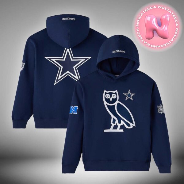 Dallas Cowboys OVO Navy Icon Team NFL Pullover Hoodie Unisex T-Shirt