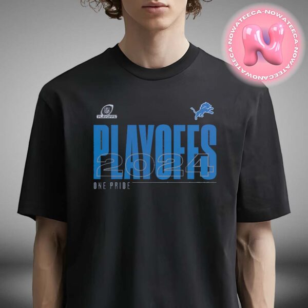 Detroit Lions Clinched The 2024 NFL Playoffs Unisex T-Shirt