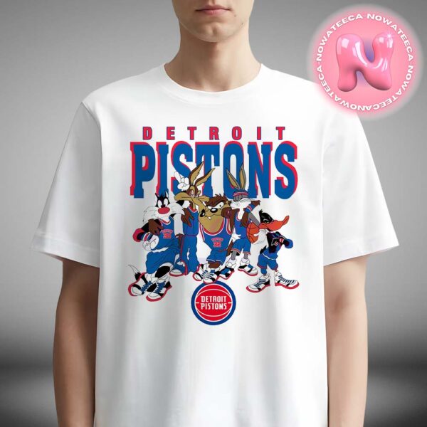 Detroit Pistons Looney Tunes NBA Basketball Unisex T-Shirt