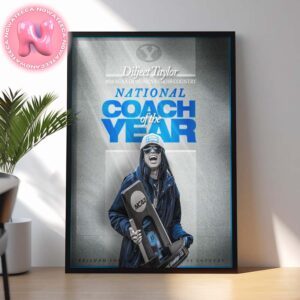 Diljeet Taylor 2024 NCAA Di Womens Cross Country National Coach Of The Year Home Decor Poster Canvas