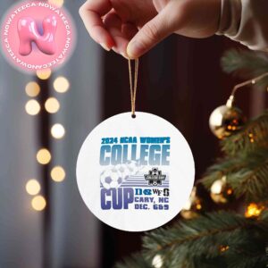 Duke Condensed Vs Wake Forest Matchup 2024 NCAA Womens College Cup Christmas Tree Decorations Ornament