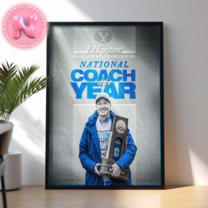 Ed Eyestone 2024 NCAA Di Mens Cross Country National Coach Of The Year Home Decor Poster Canvas