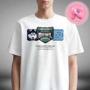 Fenway Bowl UConn Huskies Vs North Carolina Tar Heels Matchup At Fenway Park In Boston MA On December 28th 2024 NCAA Unisex T-Shirt