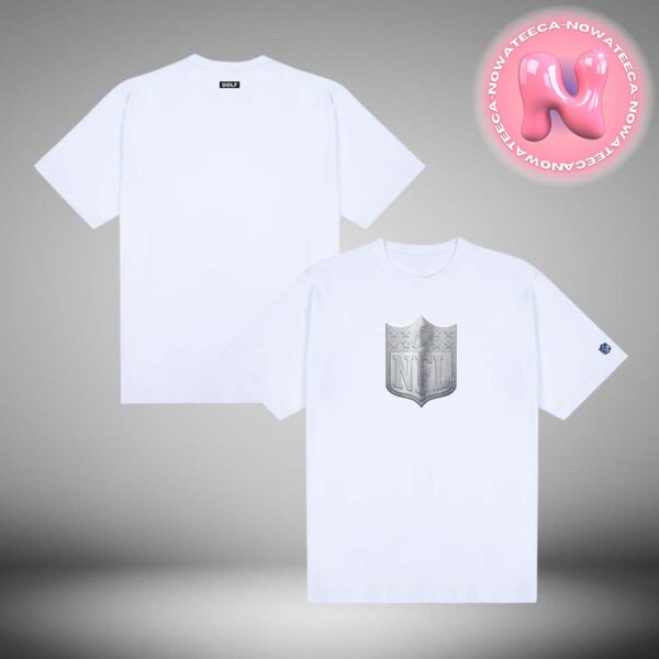 Golf Wang White NFL Shield All Over Print Shirt