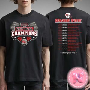 Grand View Viking Football Naia 2024 National Champions Two Sides Unisex T-Shirt